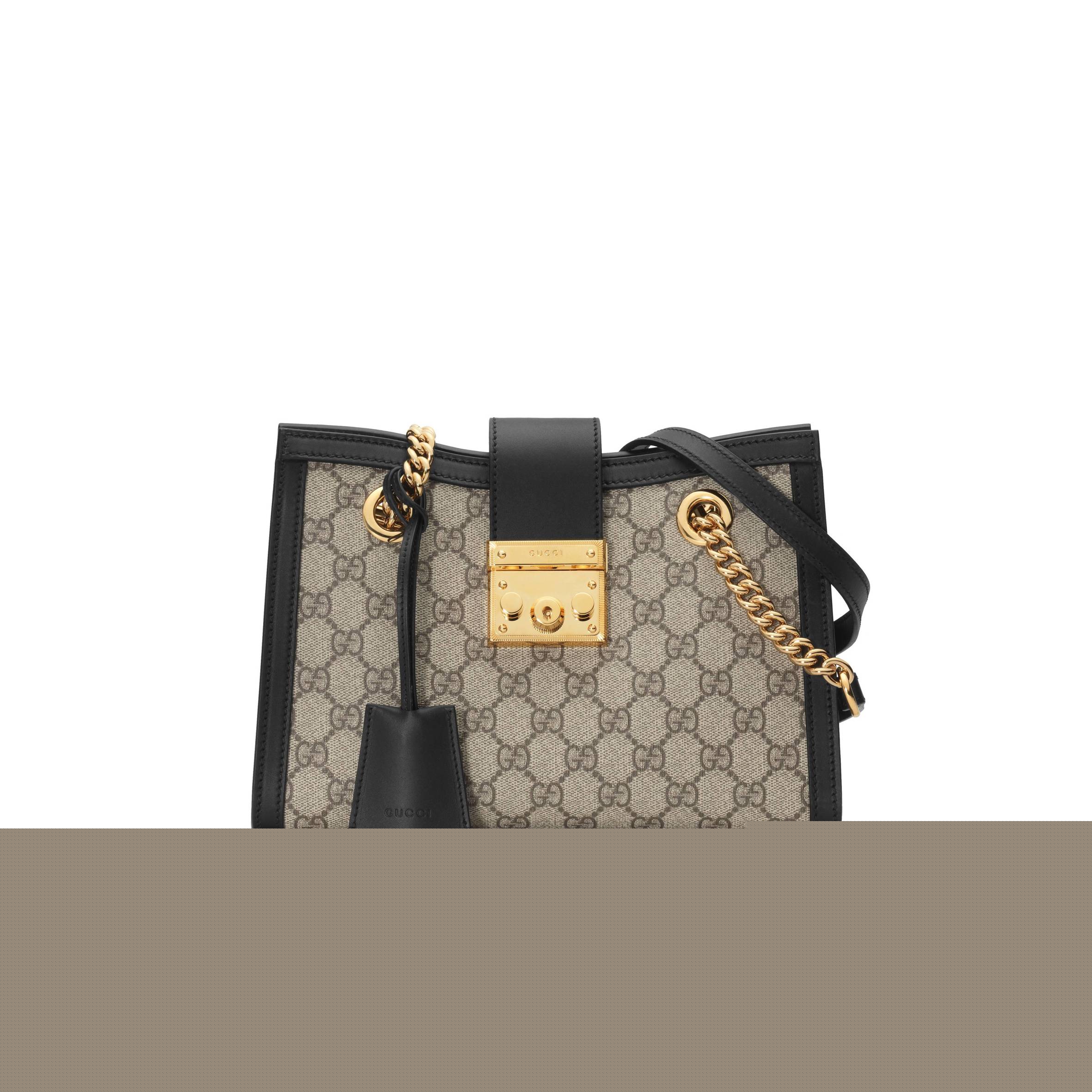 G*u*i padlock small gg shoulder bag  ‎498156 (26*18*10cm)